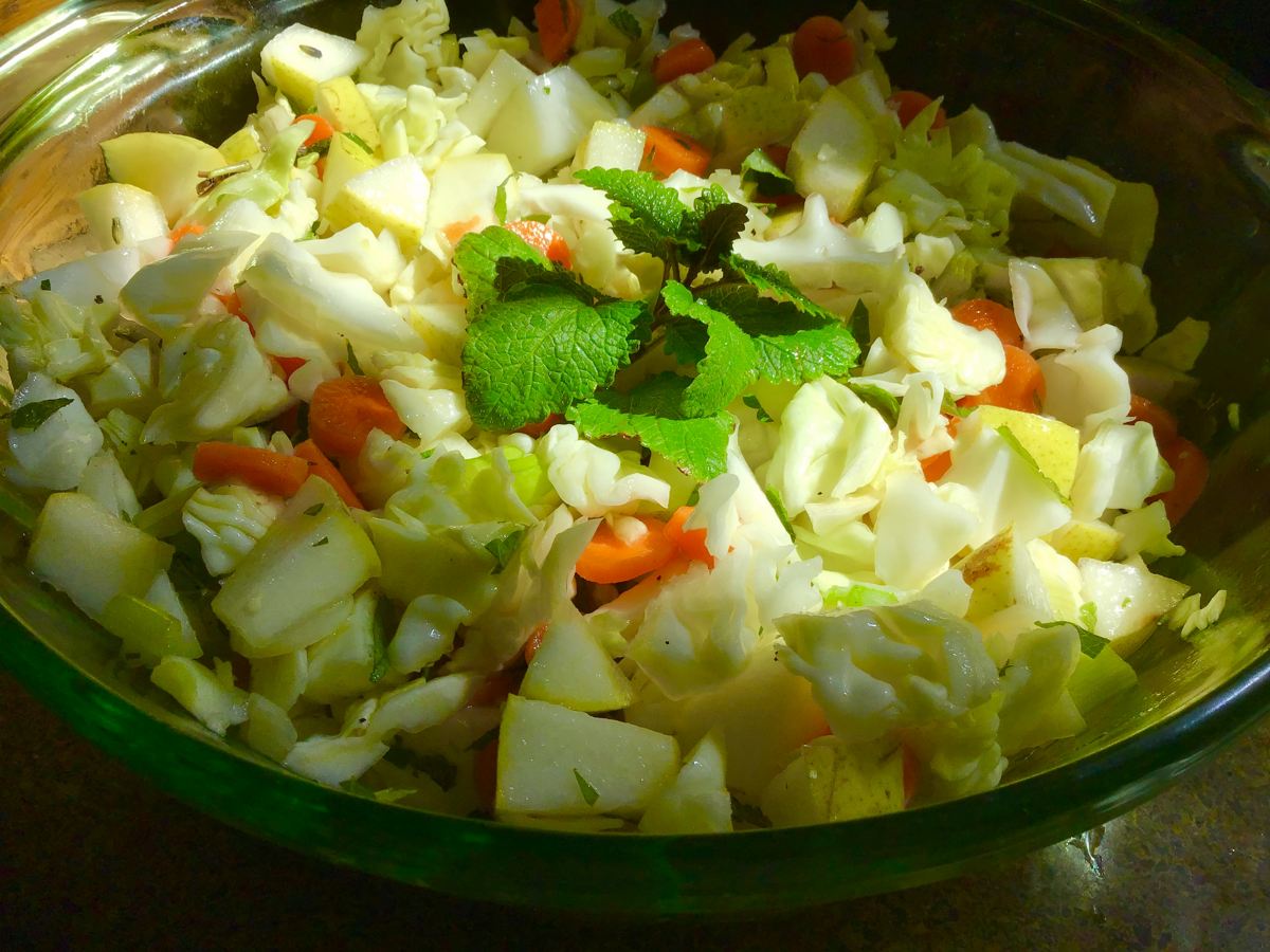 Cabbage-Lemon-Balm-Salad