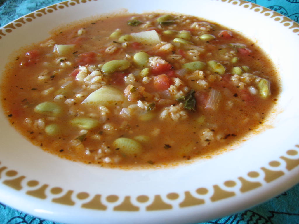 Barley Lima Bean Soup