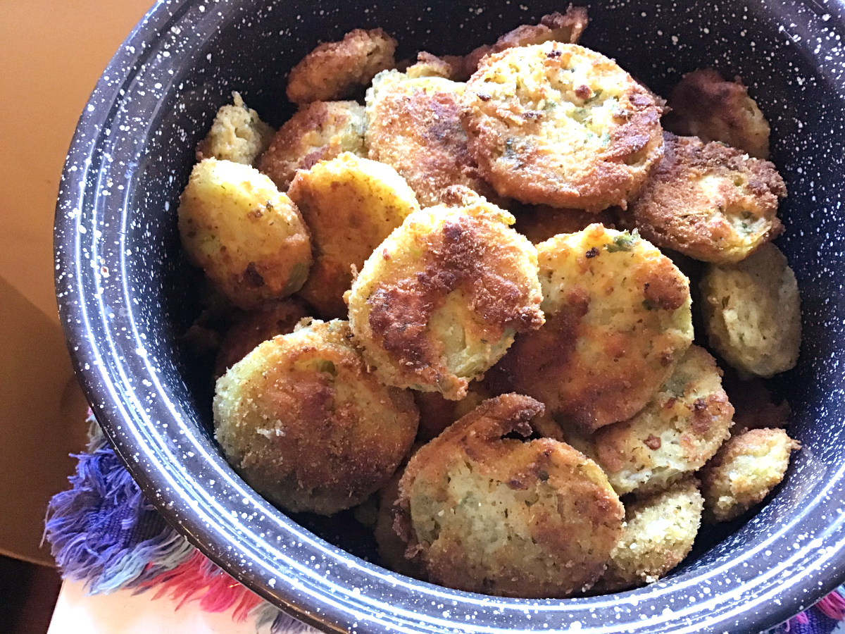 Italian Style Fried Green Tomatoes