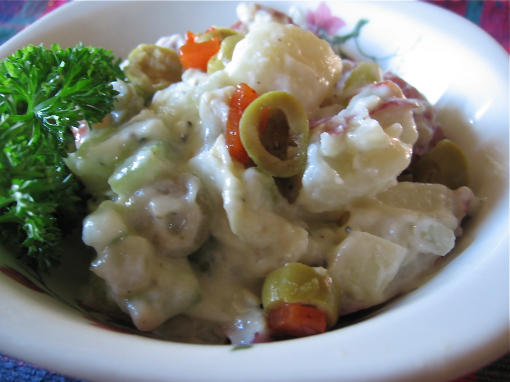 Olive and Artichoke Potato Salad