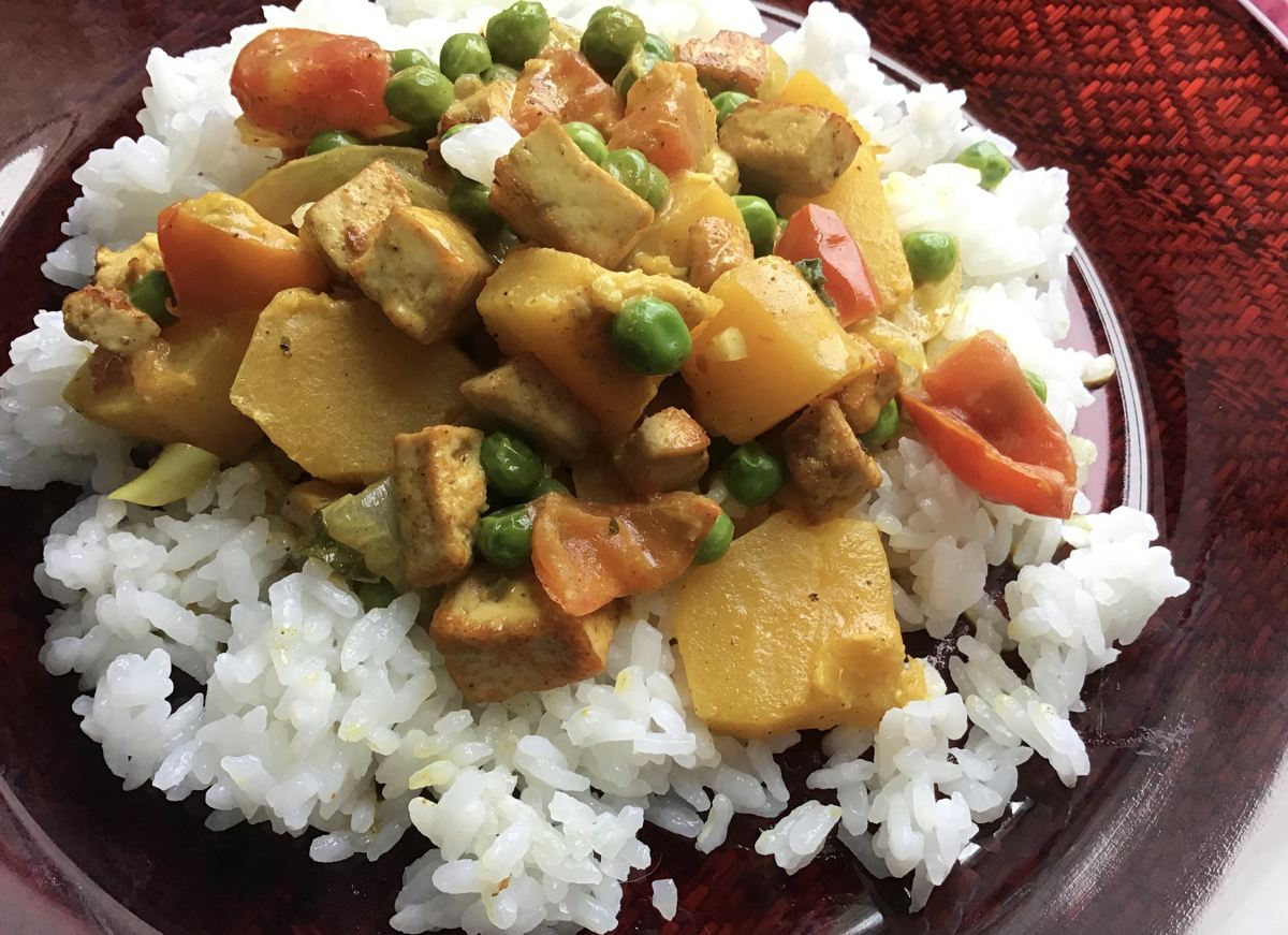 Acorn Squash Tofu Curry