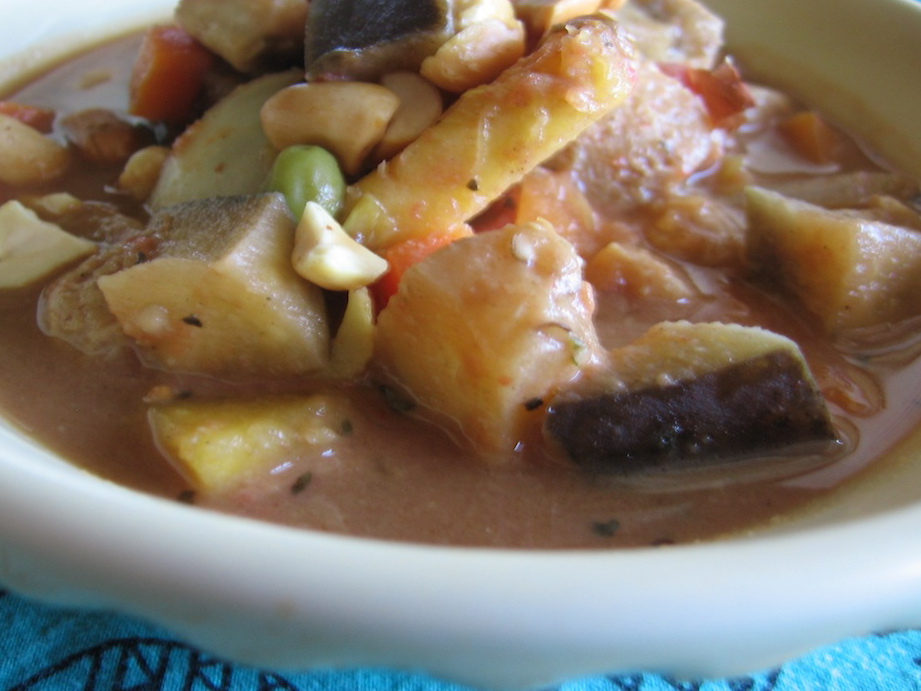 African TVP Peanut Stew : Crock Pot
