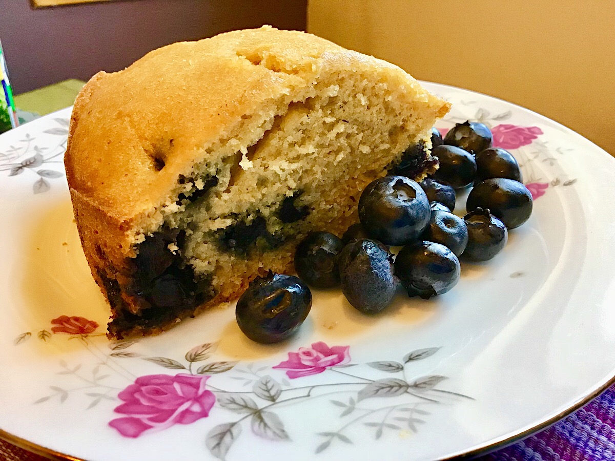 Blueberry Honey Tube Cake