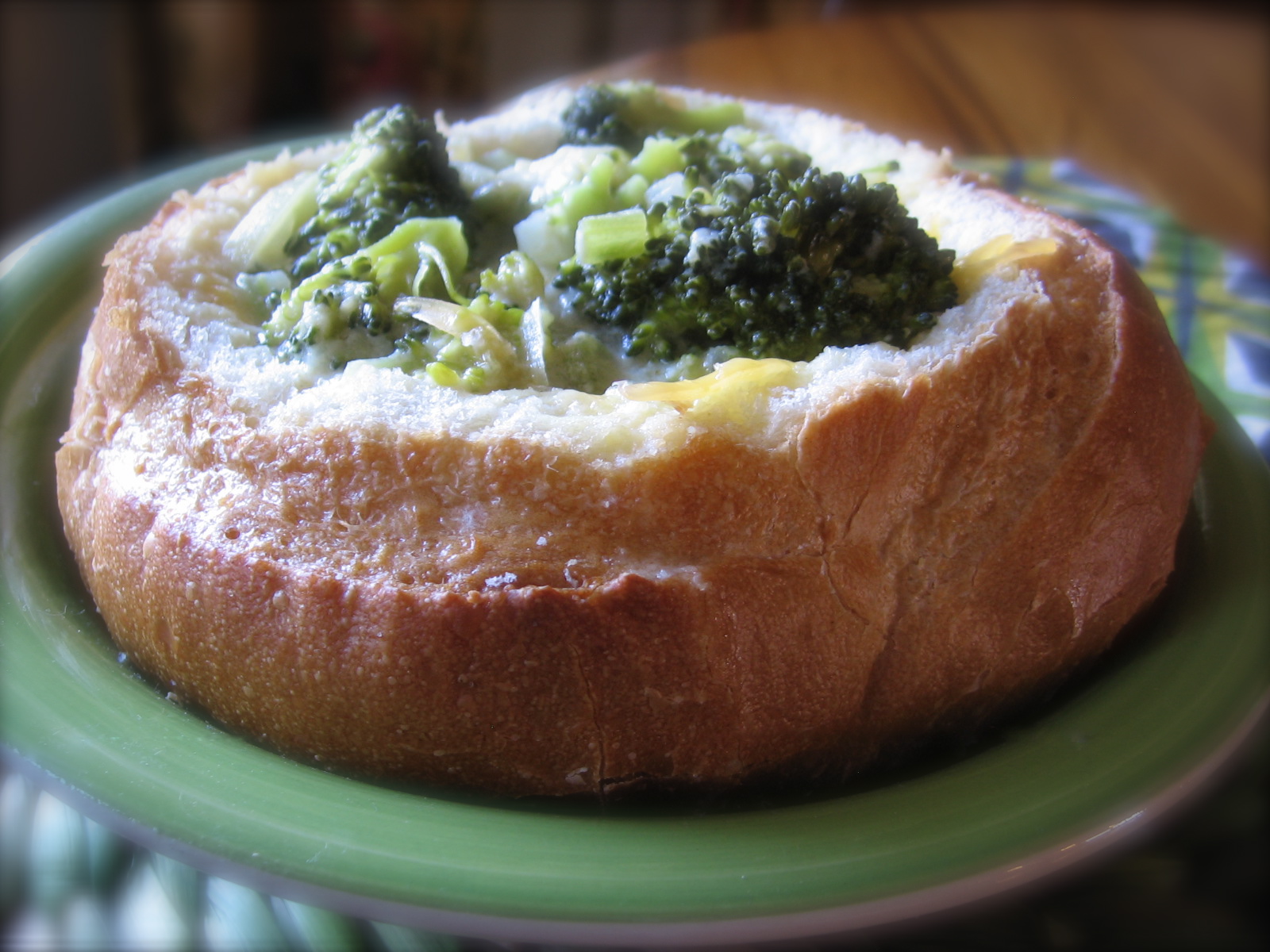 Broccoli Soup Bread Bowls