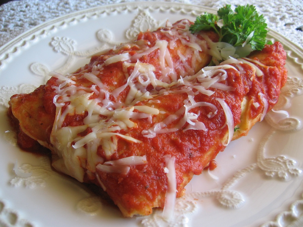 Caper and Sun-Dried Tomato Manicotti