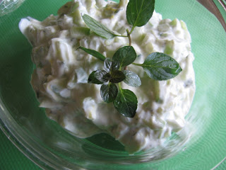 Greek Yogurt and Cucumber Sauce : Tzatziki