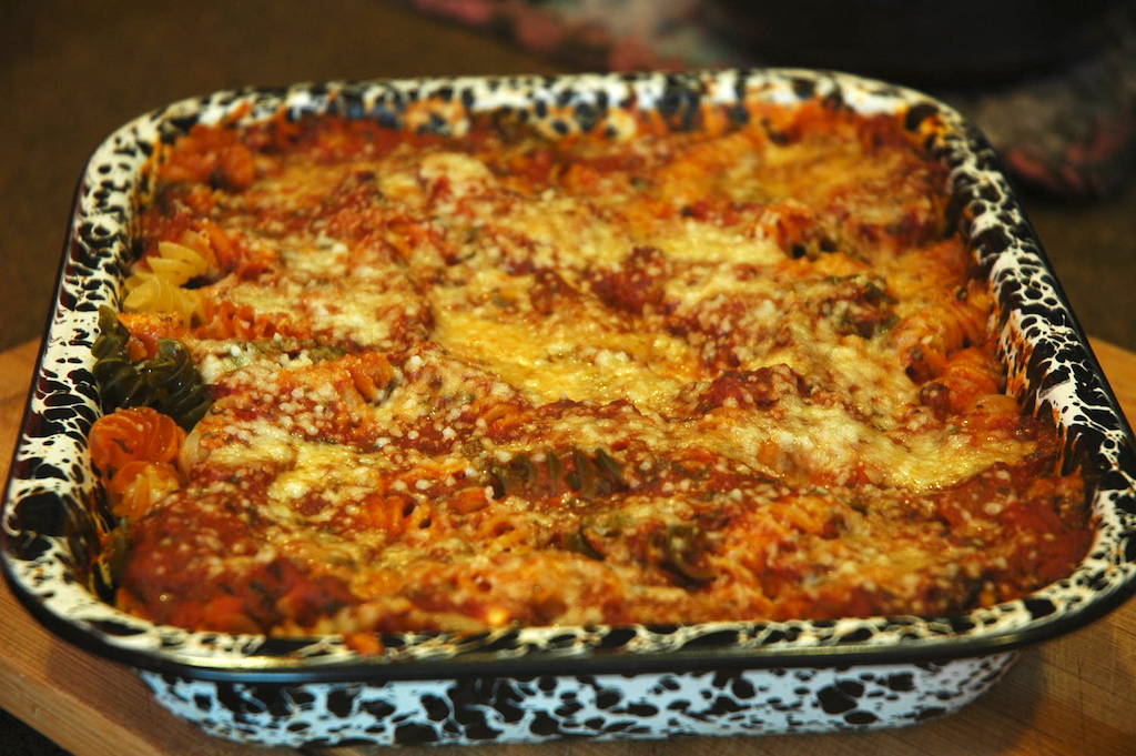 Eggplant Rotini Bake