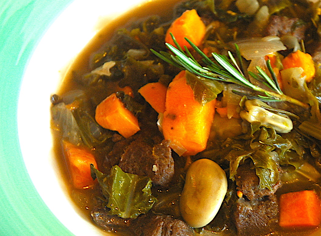 Fava Bean Soy Lamb Stew