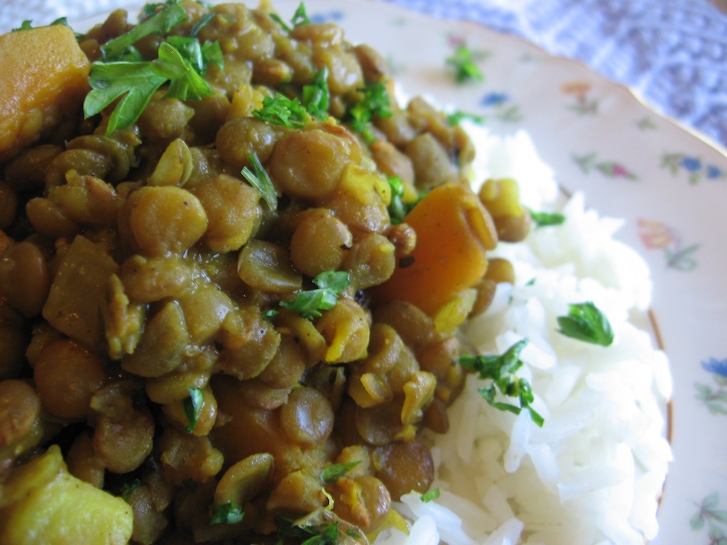 Kabocha Lentil Curry