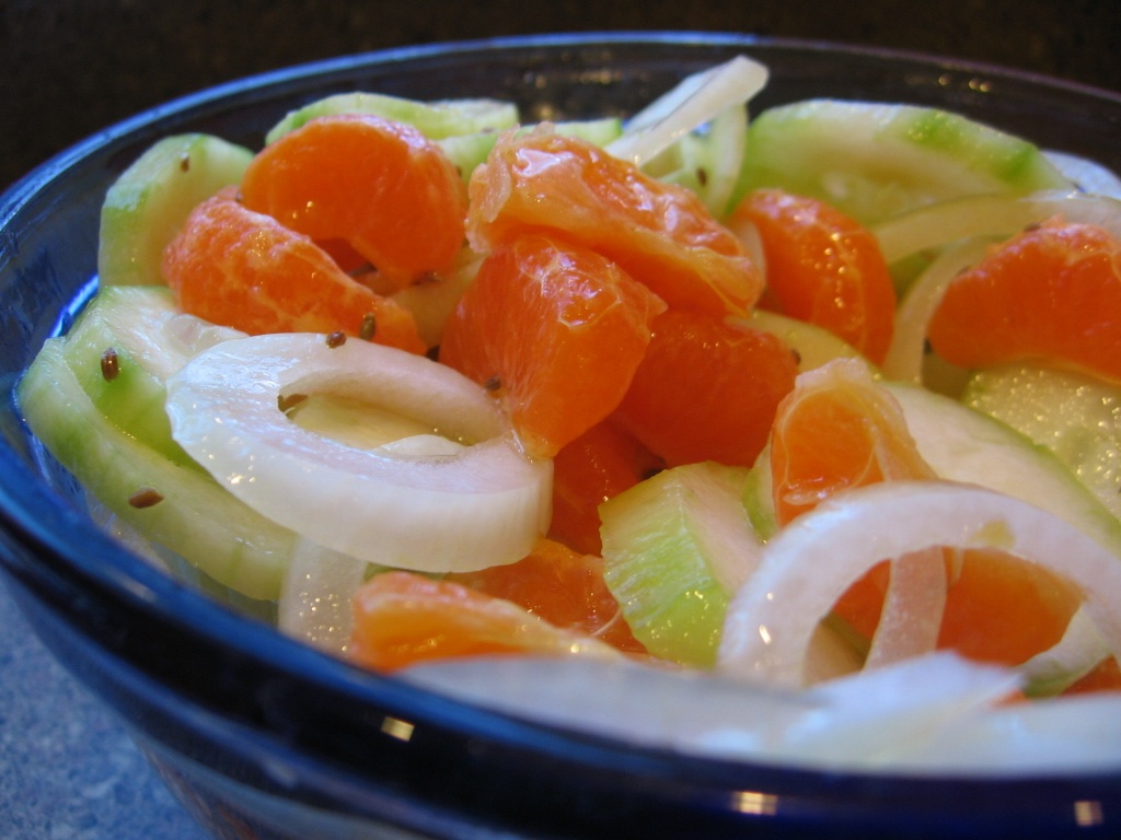 Mandarin Cucumber Salad