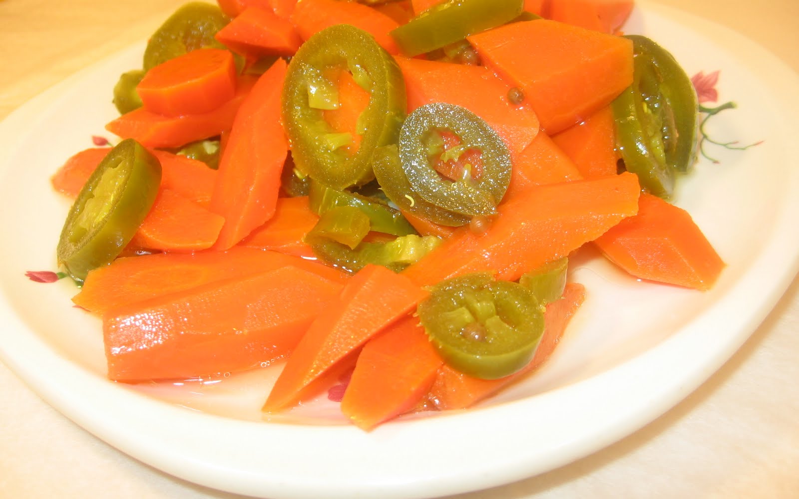 Marinated Jalapenos and Carrots