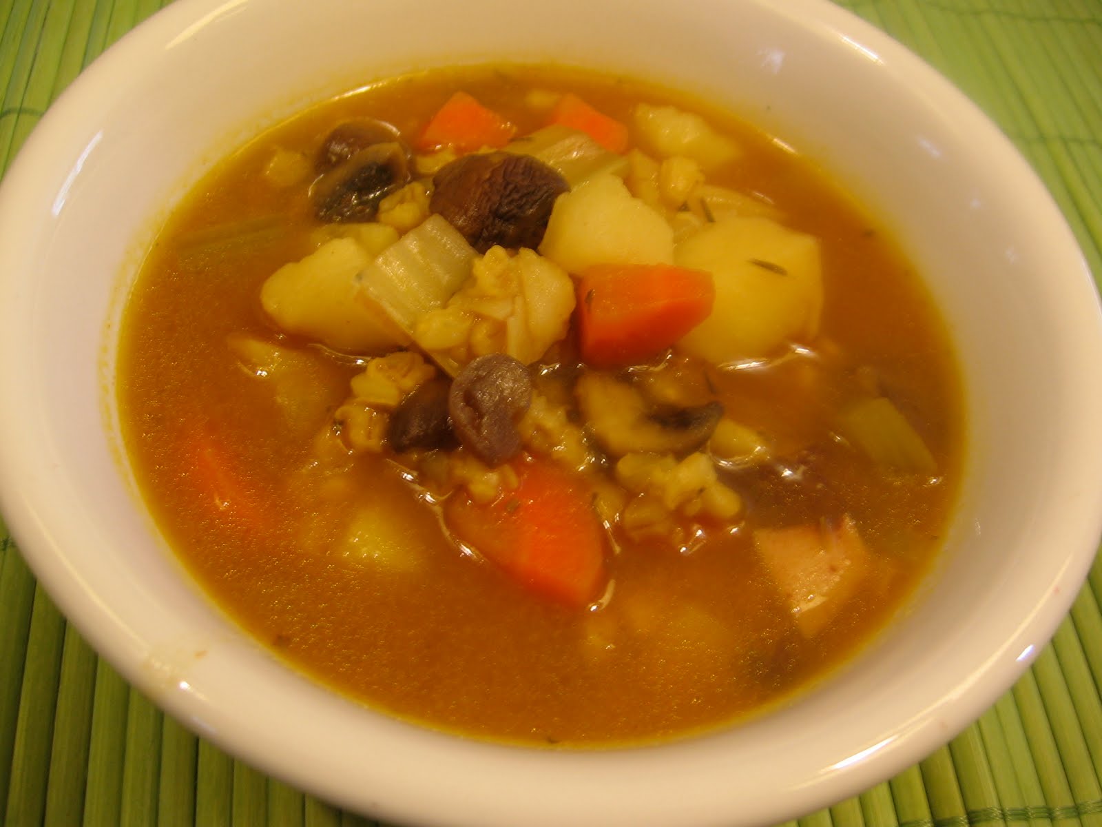 Mushroom Barley Soup