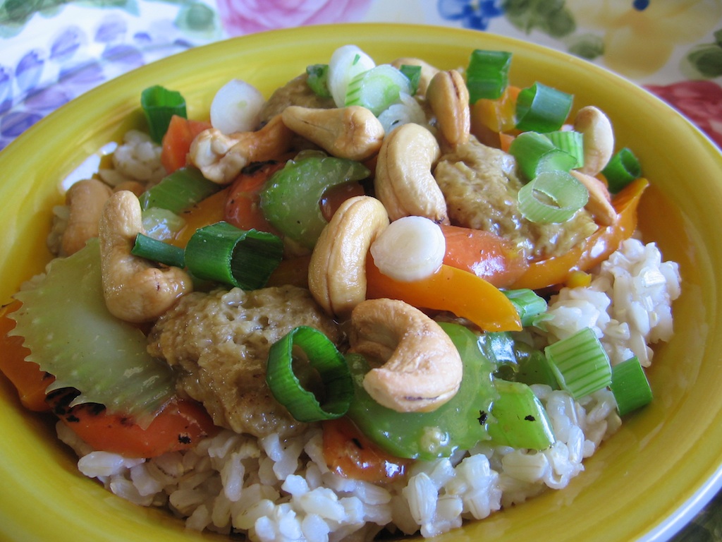 Orange Cashew Seitan