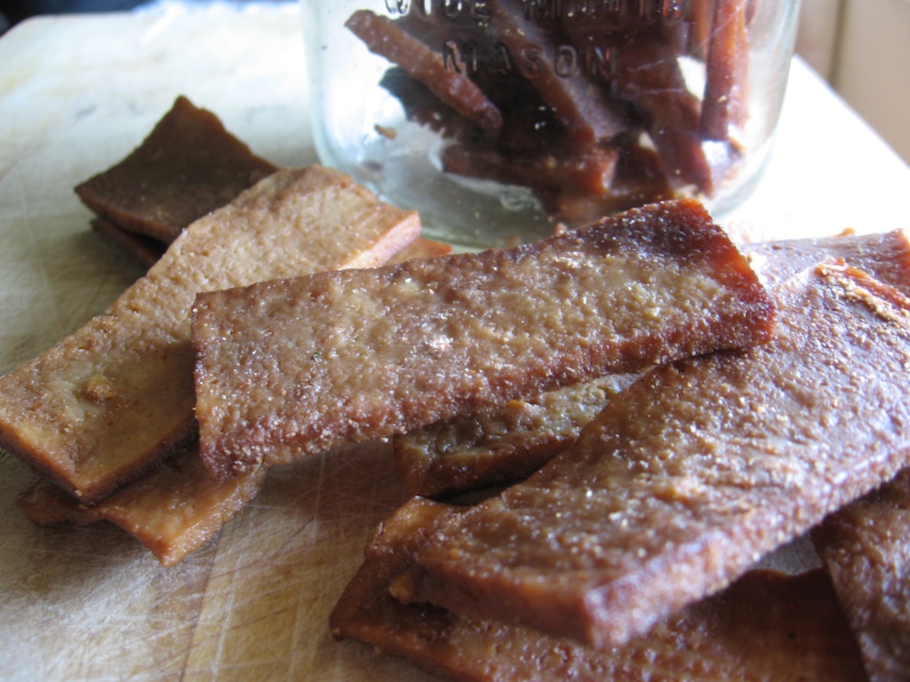 Oriental Tofu Jerky : Dehydrator