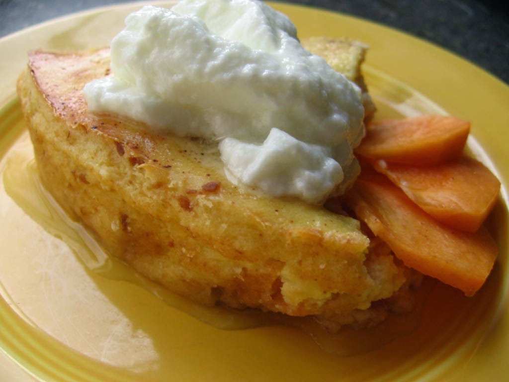 Persimmon Cheesecake Pie