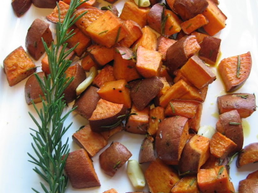 Rosemary Roasted Sweet Potatoes