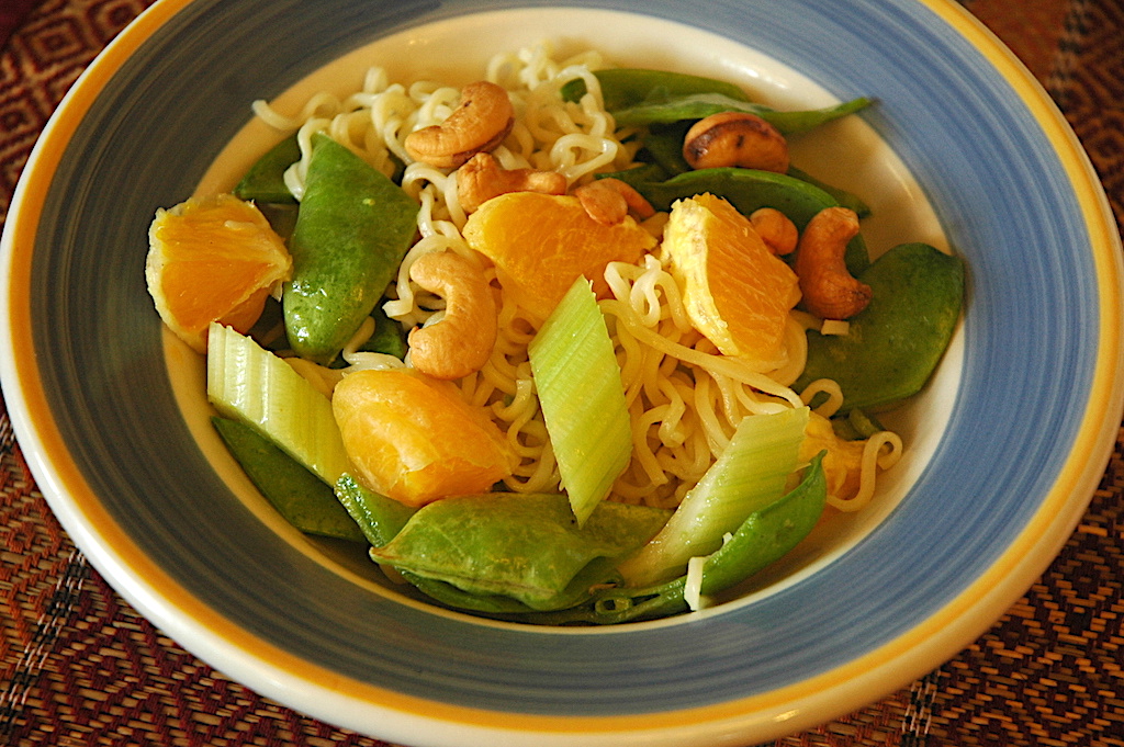 Snow Pea Noodle Salad