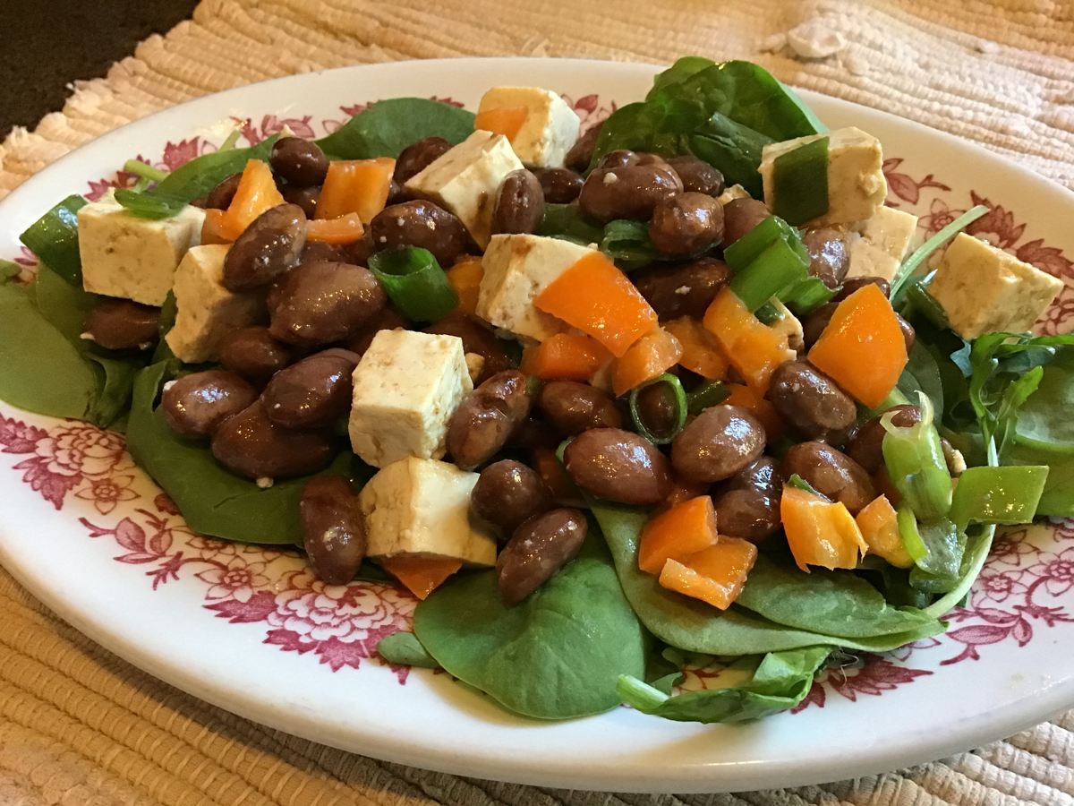 Tofu and Bean Salad