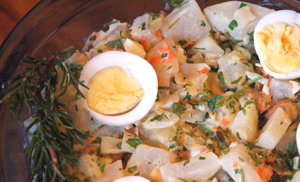 Turnip Potato Salad