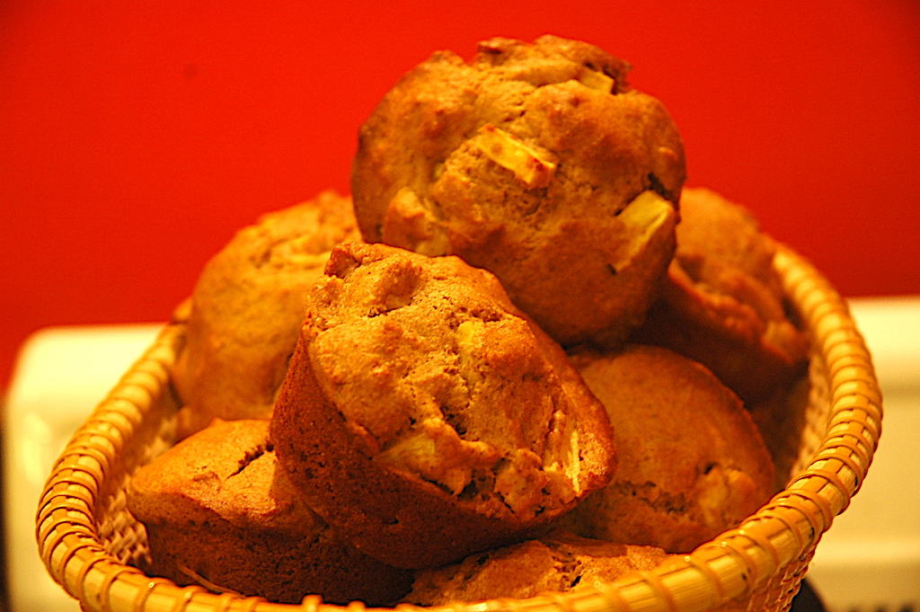 Whole Grain Apple Muffins