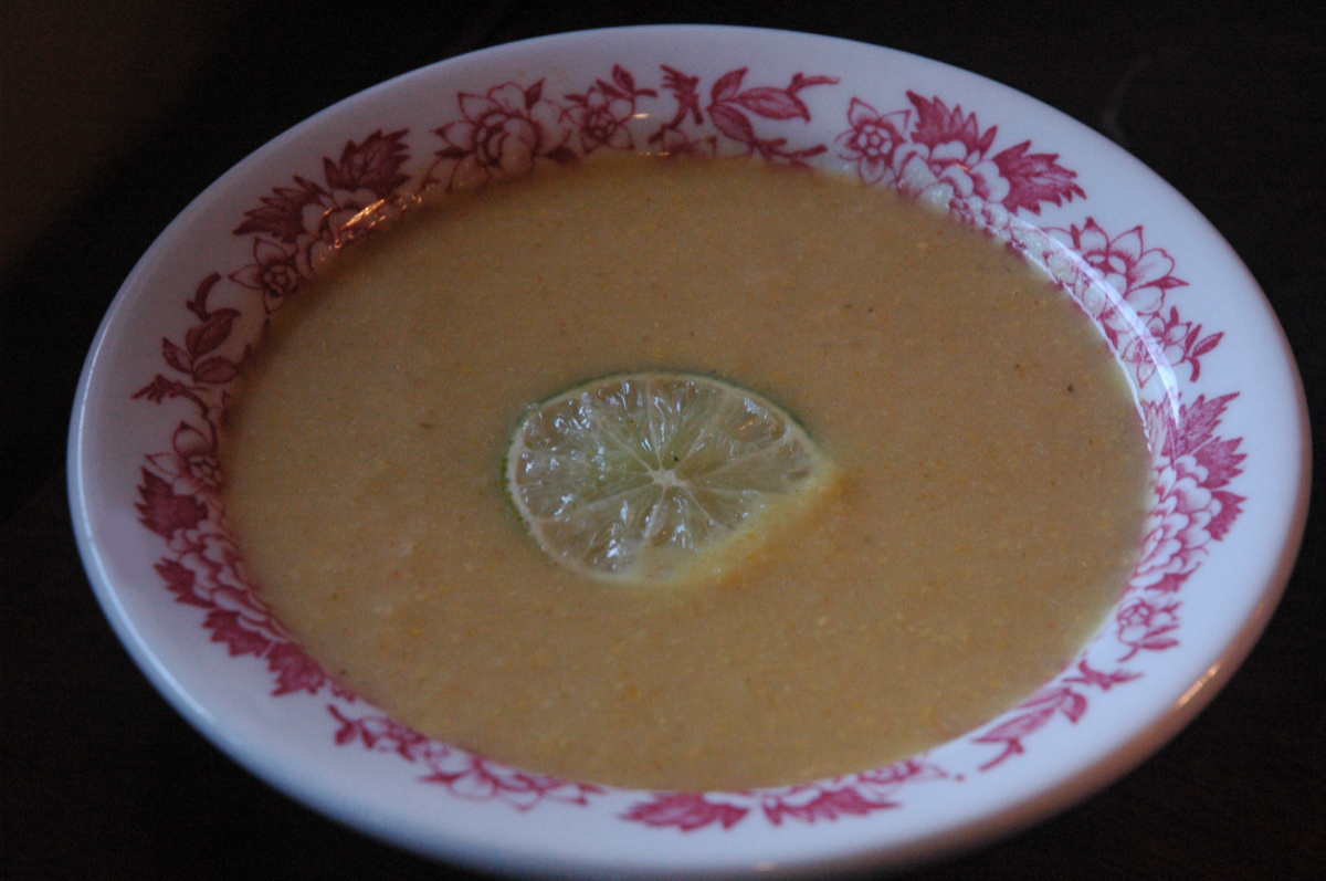 Yellow Squash Corn Soup