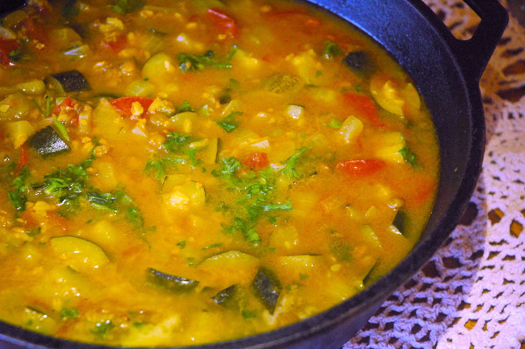 Zucchini Curry Soup